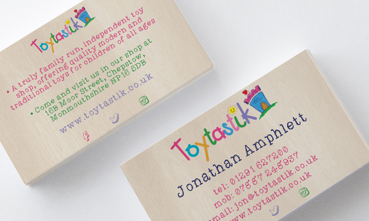 Toytastik Business Cards